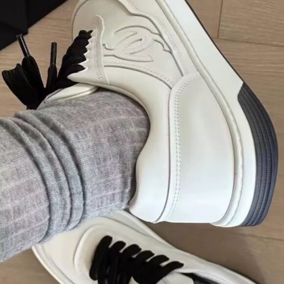 CHANEL (Chanel) 24P Leather Comfortable and Versatile Low-top Women's Flat Shoes - Picture 4 of 4